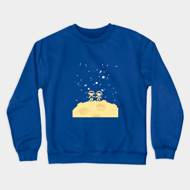 Little Astronaut Crewneck Sweatshirt by LuveyxDovey